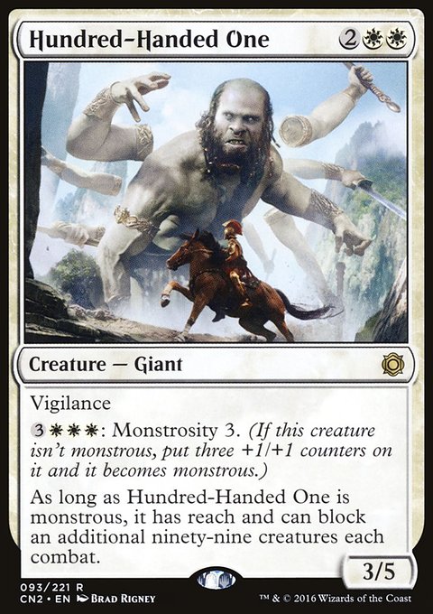 Hundred-Handed One, Conspiracy: Take the Crown #93, Magic: The Gathering card