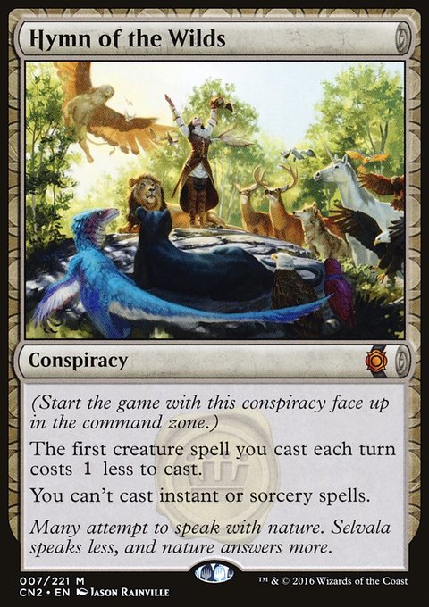 Hymn of the Wilds, Conspiracy: Take the Crown #7, Magic: The Gathering card