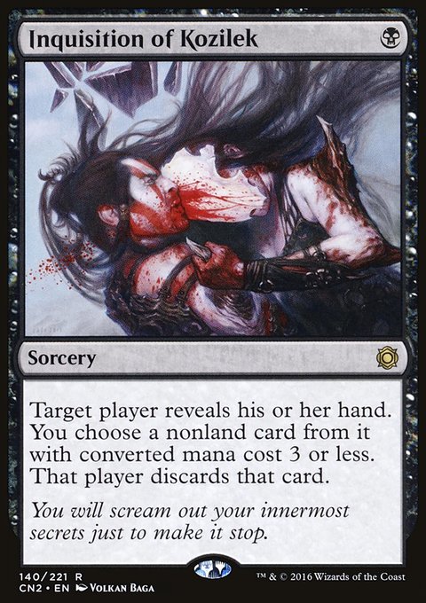 Inquisition of Kozilek, Conspiracy: Take the Crown #140, Magic: The Gathering card
