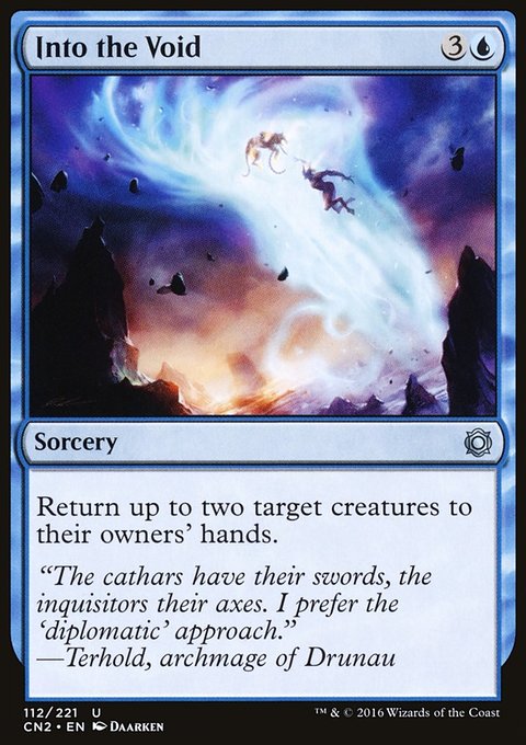Into the Void, Conspiracy: Take the Crown #112, Magic: The Gathering card