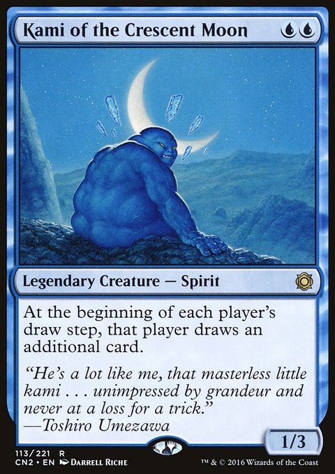 Kami of the Crescent Moon, Conspiracy: Take the Crown #113, Magic: The Gathering card