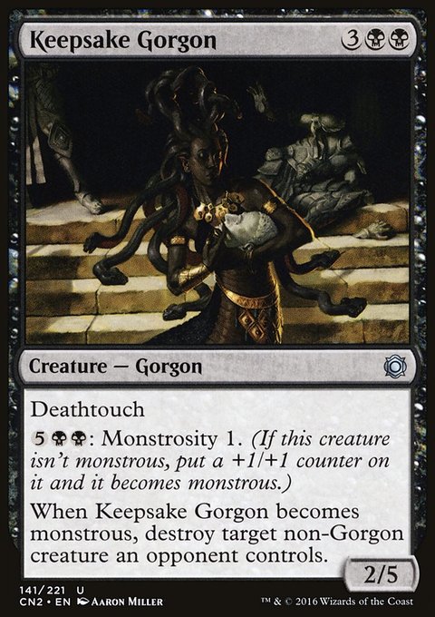 Keepsake Gorgon, Conspiracy: Take the Crown #141, Magic: The Gathering card