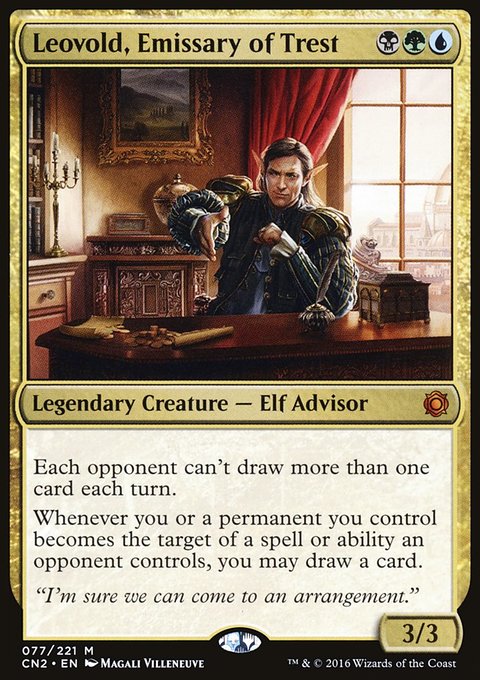 Leovold, Emissary of Trest, Conspiracy: Take the Crown #77, Magic: The Gathering card