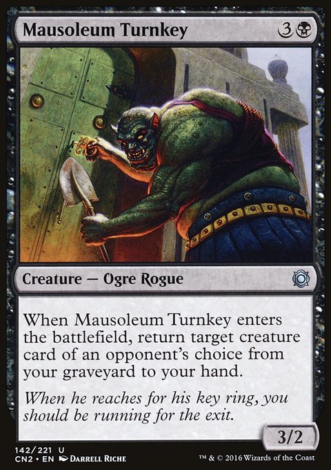 Mausoleum Turnkey, Conspiracy: Take the Crown #142, Magic: The Gathering card