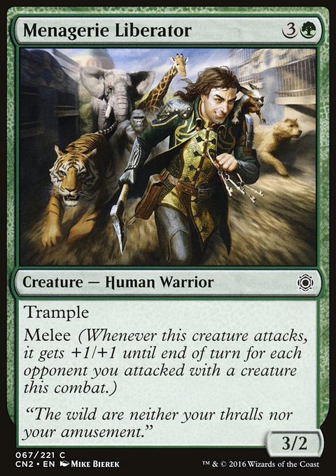 Menagerie Liberator, Conspiracy: Take the Crown #67, Magic: The Gathering card