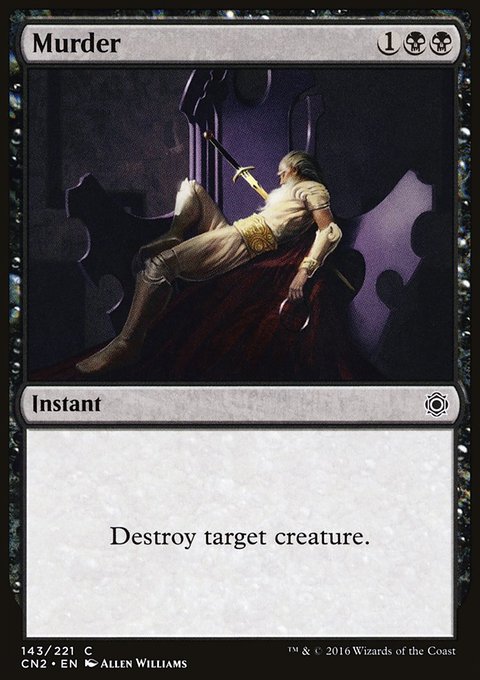 Murder, Conspiracy: Take the Crown #143, Magic: The Gathering card