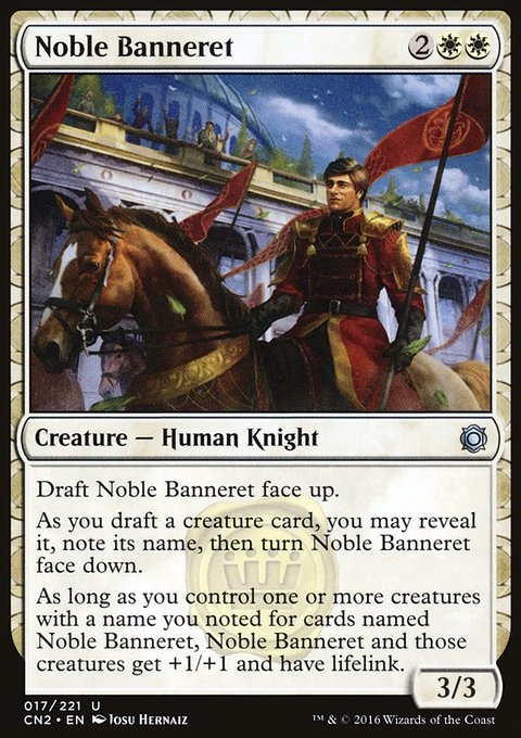 Noble Banneret, Conspiracy: Take the Crown #17, Magic: The Gathering card