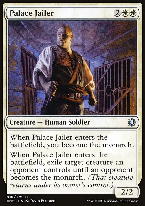 Palace Jailer, Conspiracy: Take the Crown #18, Magic: The Gathering card