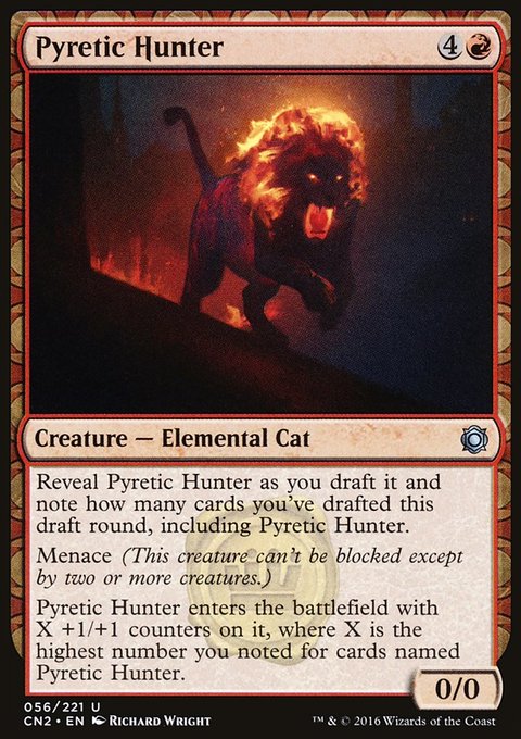 Pyretic Hunter, Conspiracy: Take the Crown #56, Magic: The Gathering card