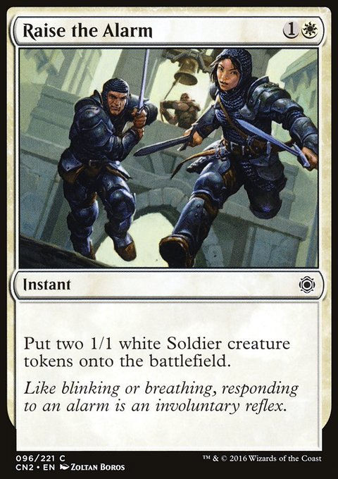 Raise the Alarm, Conspiracy: Take the Crown #96, Magic: The Gathering card