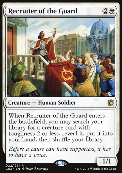 Recruiter of the Guard, Conspiracy: Take the Crown #22, Magic: The Gathering card