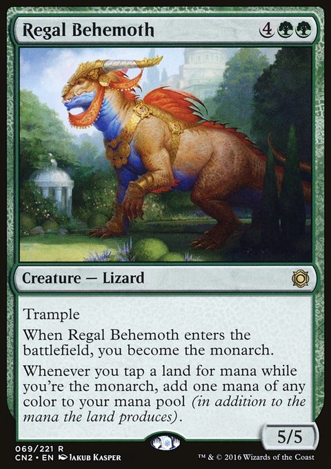 Regal Behemoth, Conspiracy: Take the Crown #69, Magic: The Gathering card