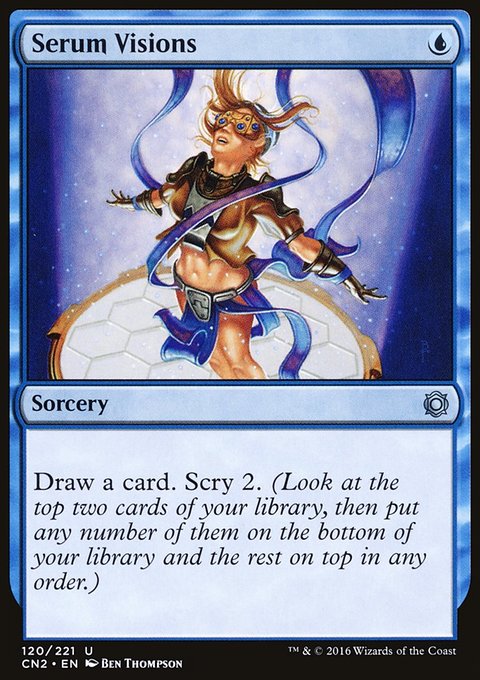 Serum Visions, Conspiracy: Take the Crown #120, Magic: The Gathering card