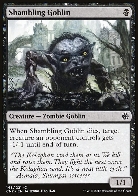 Shambling Goblin, Conspiracy: Take the Crown #148, Magic: The Gathering card