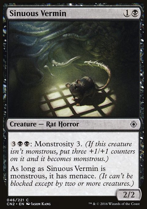 Sinuous Vermin, Conspiracy: Take the Crown #46, Magic: The Gathering card