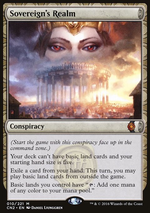 Sovereign's Realm, Conspiracy: Take the Crown #10, Magic: The Gathering card
