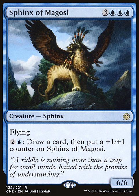 Sphinx of Magosi, Conspiracy: Take the Crown #122, Magic: The Gathering card