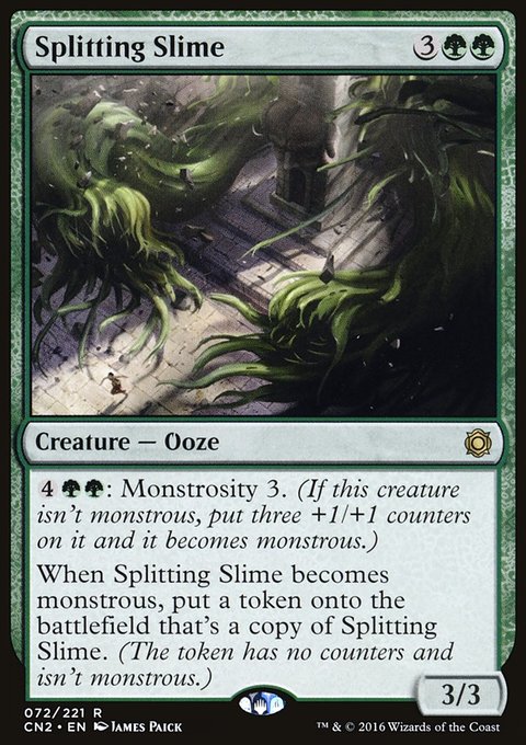 Splitting Slime, Conspiracy: Take the Crown #72, Magic: The Gathering card