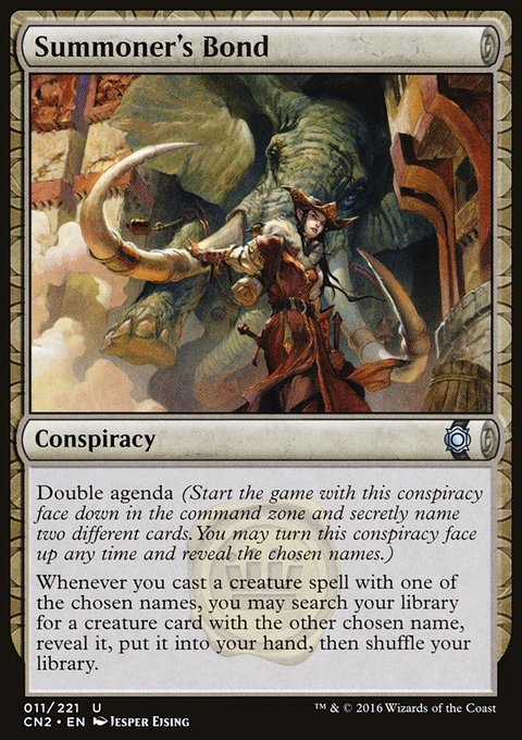 Summoner's Bond, Conspiracy: Take the Crown #11, Magic: The Gathering card