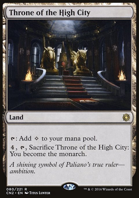 Throne of the High City, Conspiracy: Take the Crown #80, Magic: The Gathering card