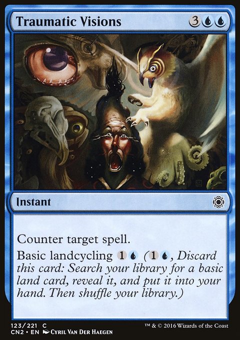 Traumatic Visions, Conspiracy: Take the Crown #123, Magic: The Gathering card