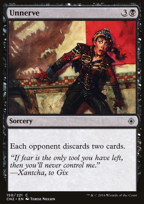 Unnerve, Conspiracy: Take the Crown #150, Magic: The Gathering card