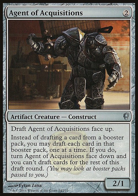 Agent of Acquisitions, Conspiracy #54, Magic: The Gathering card