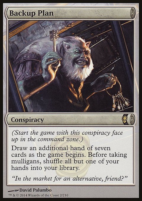 Backup Plan, Conspiracy #2, Magic: The Gathering card