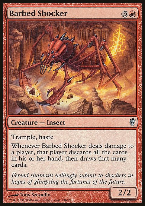 Barbed Shocker, Conspiracy #136, Magic: The Gathering card