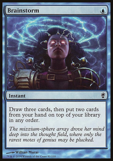 Brainstorm, Conspiracy #91, Magic: The Gathering card