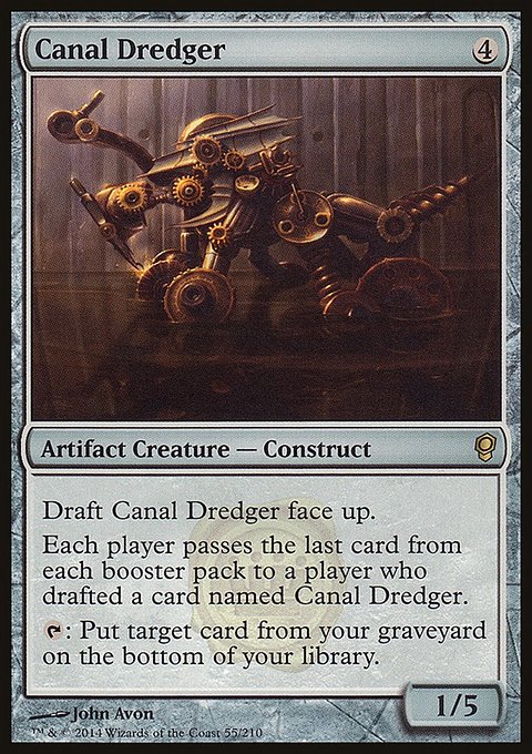 Canal Dredger, Conspiracy #55, Magic: The Gathering card