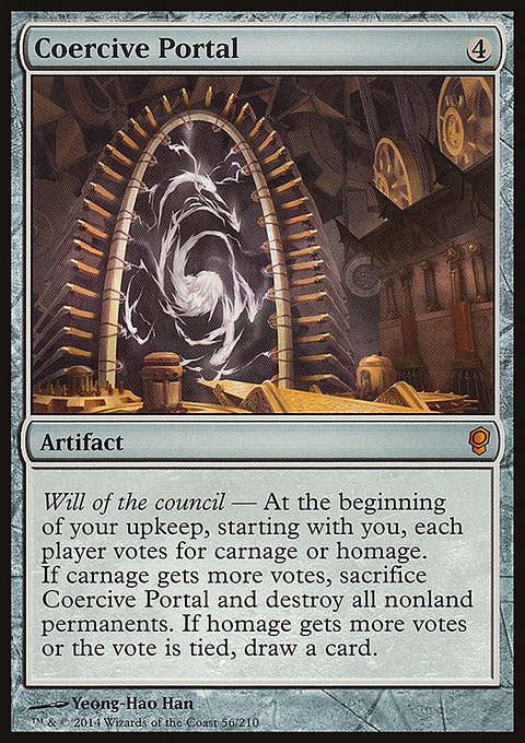 Coercive Portal, Conspiracy #56, Magic: The Gathering card