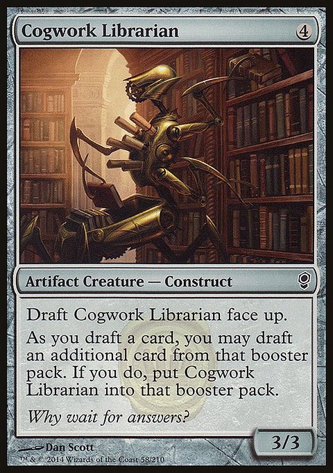 Cogwork Librarian, Conspiracy #58, Magic: The Gathering card