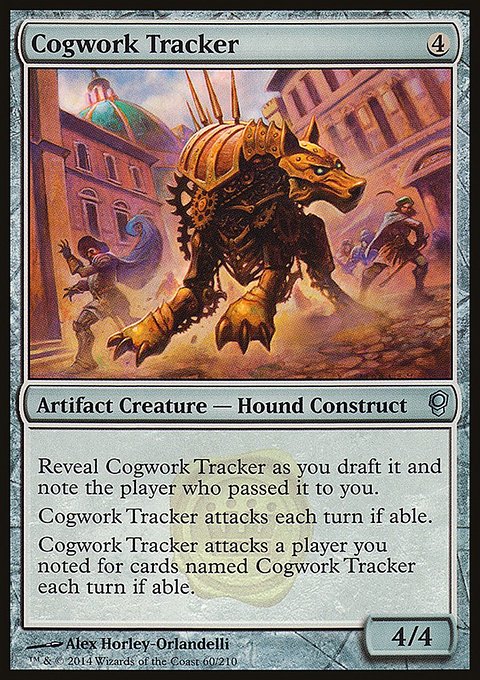 Cogwork Tracker, Conspiracy #60, Magic: The Gathering card
