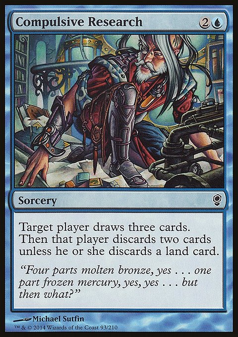 Compulsive Research, Conspiracy #93, Magic: The Gathering card
