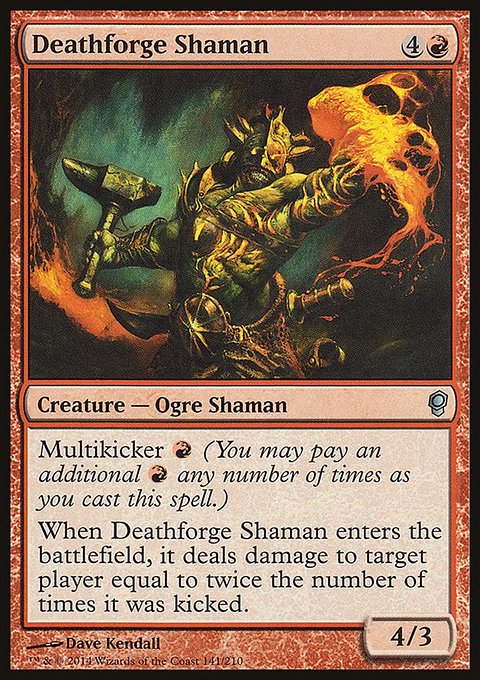 Deathforge Shaman, Conspiracy #141, Magic: The Gathering card