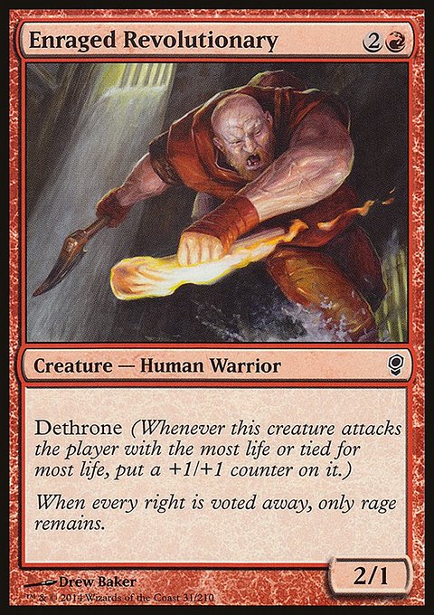 Enraged Revolutionary, Conspiracy #31, Magic: The Gathering card
