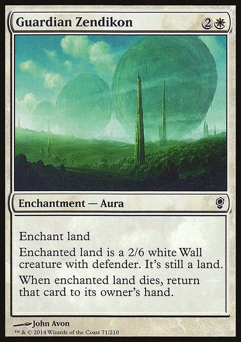 Guardian Zendikon, Conspiracy #71, Magic: The Gathering card