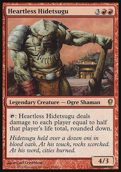 Heartless Hidetsugu, Conspiracy #144, Magic: The Gathering card