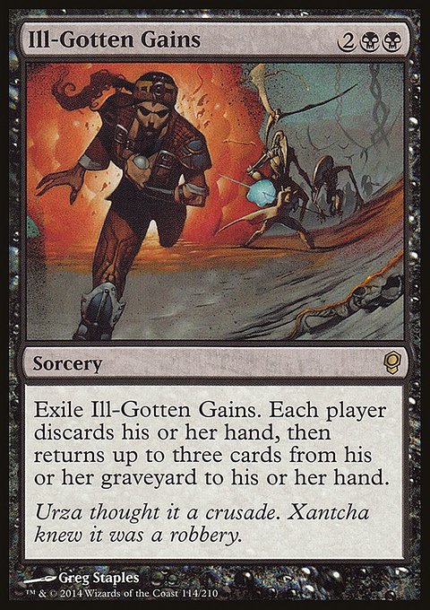 Ill-Gotten Gains, Conspiracy #114, Magic: The Gathering card