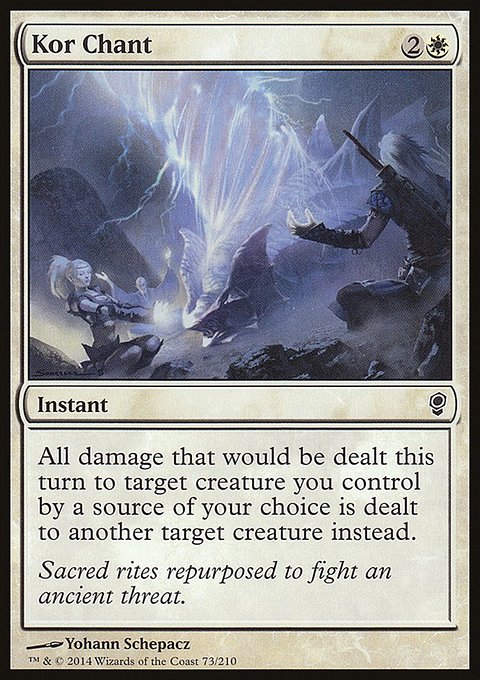 Kor Chant, Conspiracy #73, Magic: The Gathering card