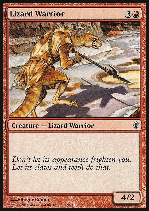 Lizard Warrior, Conspiracy #146, Magic: The Gathering card