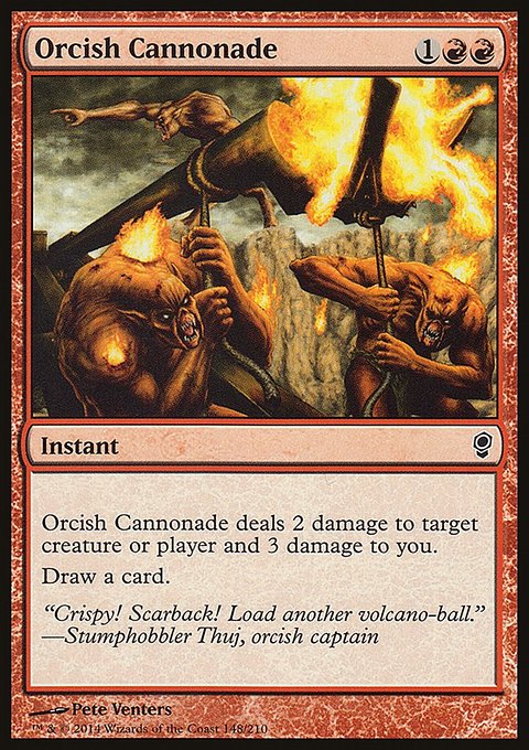 Orcish Cannonade, Conspiracy #148, Magic: The Gathering card