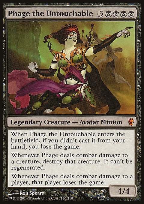 Phage the Untouchable, Conspiracy #120, Magic: The Gathering card