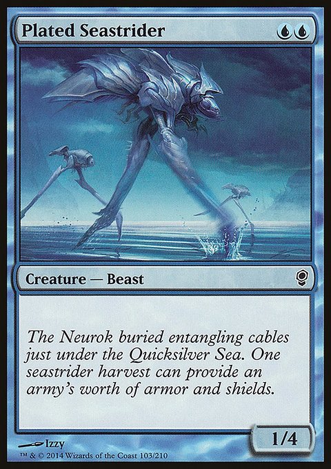 Plated Seastrider, Conspiracy #103, Magic: The Gathering card
