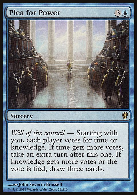 Plea for Power, Conspiracy #24, Magic: The Gathering card