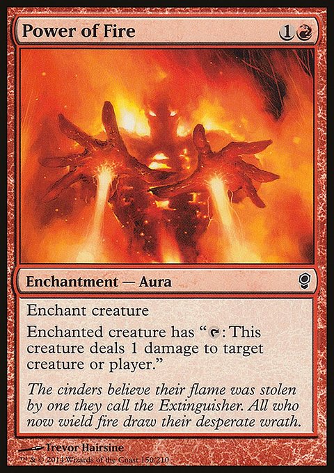 Power of Fire, Conspiracy #150, Magic: The Gathering card