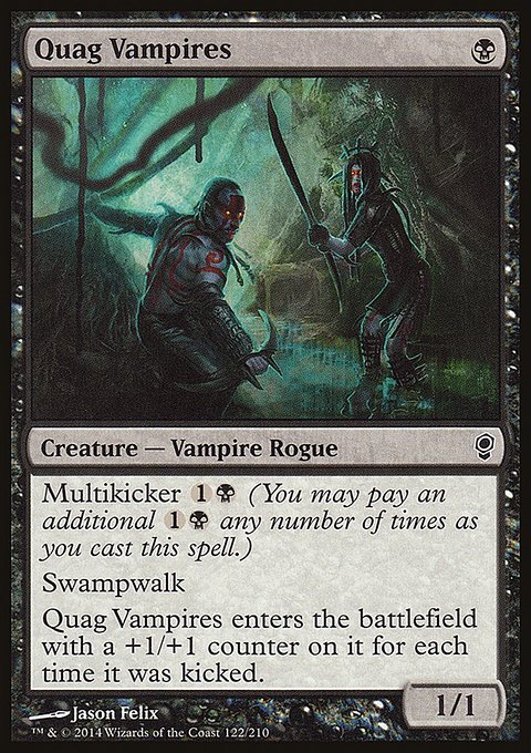 Quag Vampires, Conspiracy #122, Magic: The Gathering card
