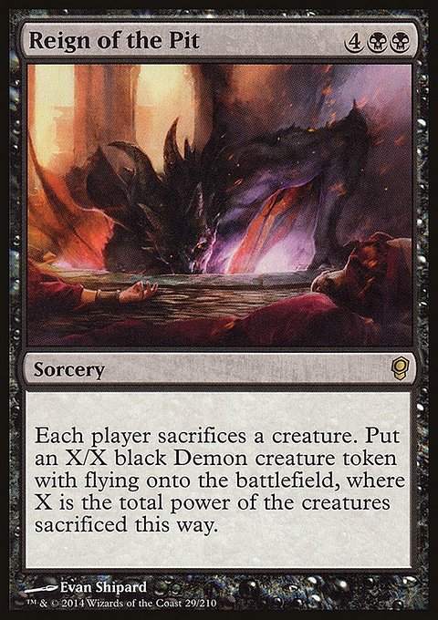 Reign of the Pit, Conspiracy #29, Magic: The Gathering card