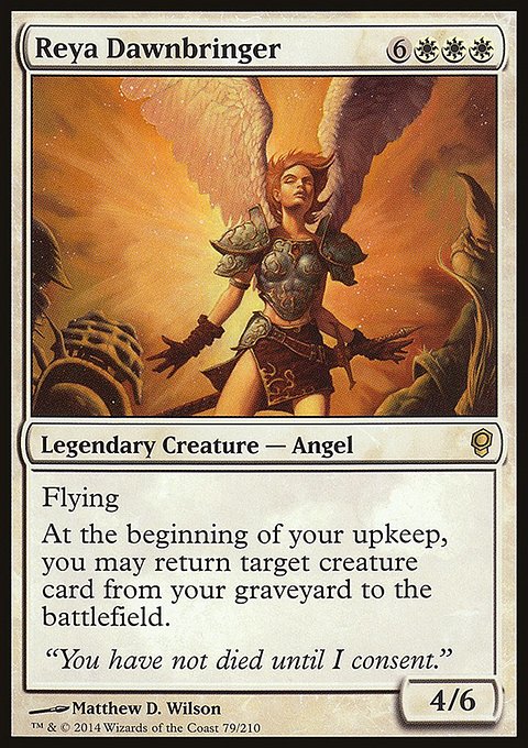 Reya Dawnbringer, Conspiracy #79, Magic: The Gathering card